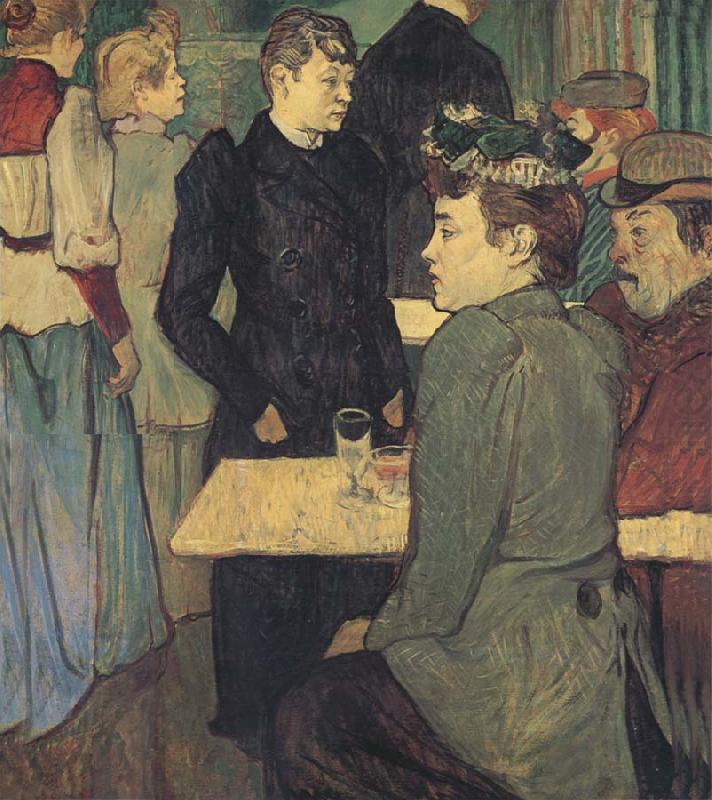 Henri  Toulouse-Lautrec Un Coin du Moulin de la Galette china oil painting image